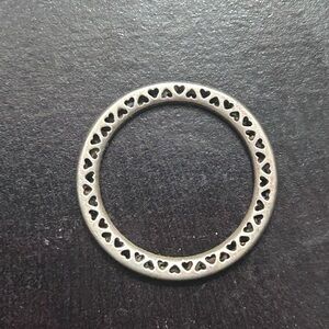 Pandora Heart Cut-Out Stackable Ring – Sterling Silver – Size 52 (size 6)